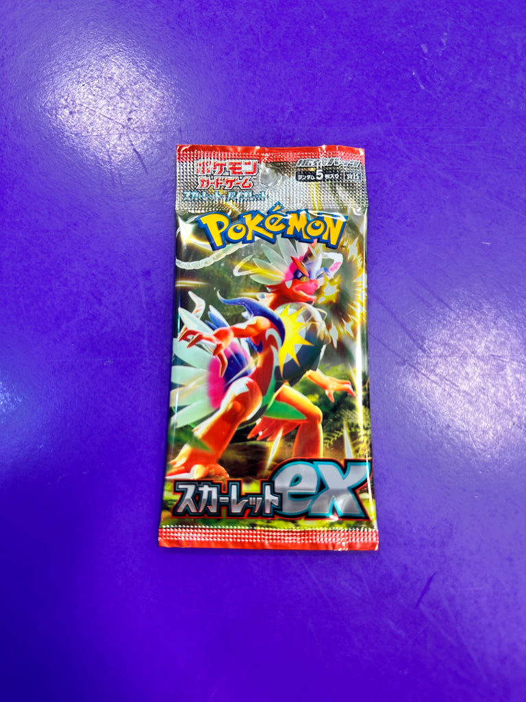Pokemon Scarlet & Violet ex booster pack (Japan) Exotic Snack Factory Pokemon Scarlet & Violet ex booster pack (Japan) Exotic Snack Factory