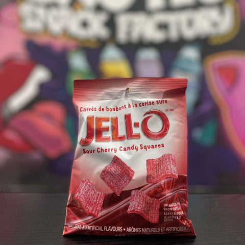 Jello Sour Cherry Candy (Canada)